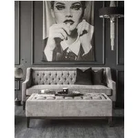 Luxe 3-Seater Sofa - Warm Grey