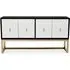 Luxe Monochrome Sideboard - Black, White