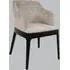 Luxe Mushroom Dining Chair - Black