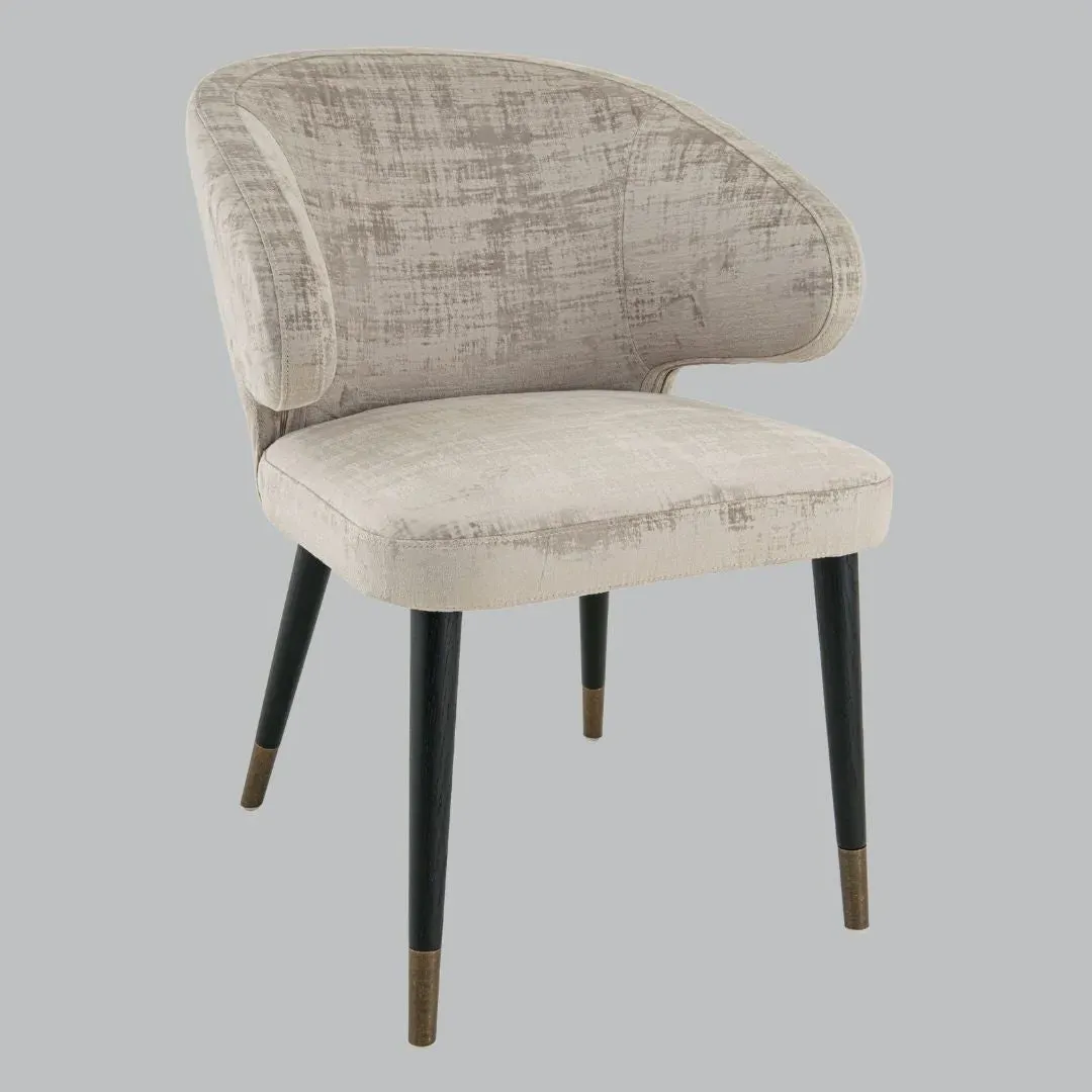 Luxe Mushroom Dining Chair image