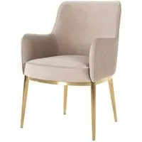 Luxe Velvet Dining Chair - Mink