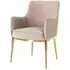 Luxe Velvet Dining Chair - Mink
