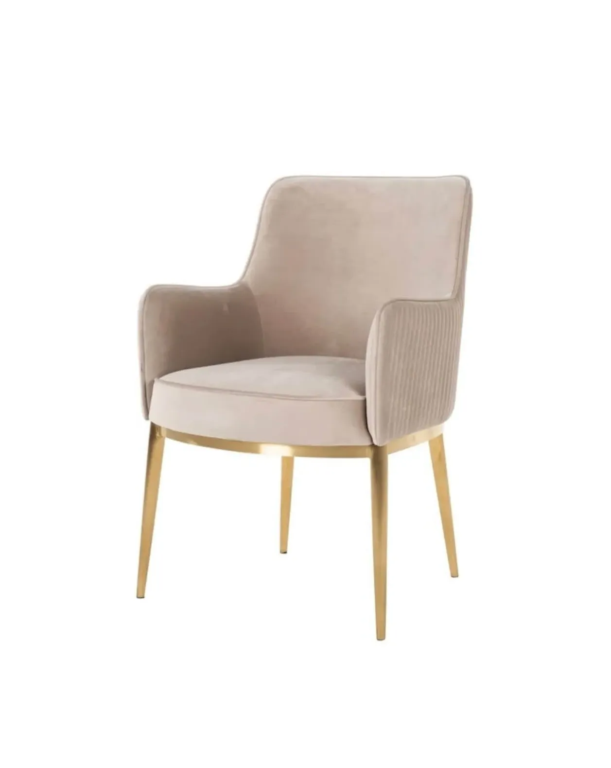 Luxe Velvet Dining Chair - Mink image