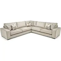 Bespoke Corner Sofa - Bone, Wenge Wood alternate view
