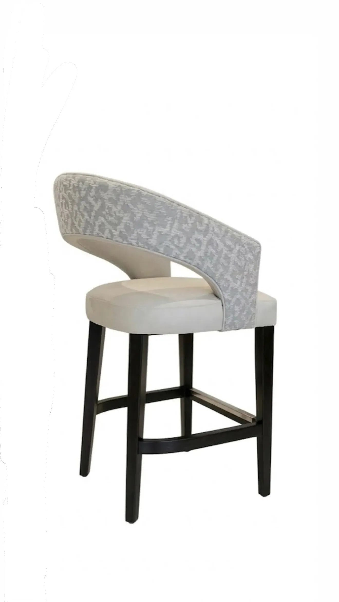 Bespoke Barstool - Putty, Wenge Wood product