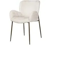Madison Dining Chair - Cream, Upholstered alternate view