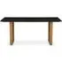 Marble Top Dining Table - Black, Iron