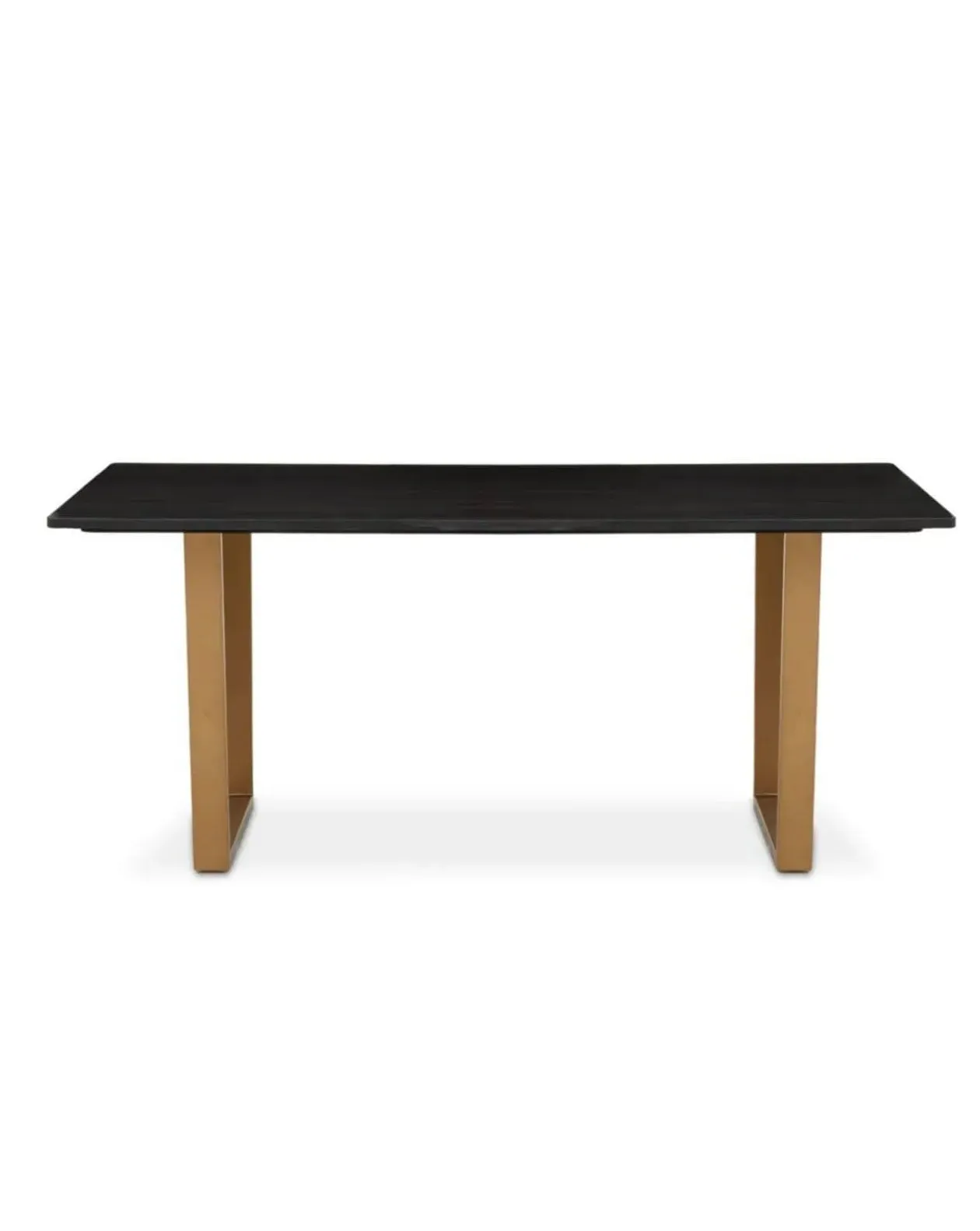 Marble Top Dining Table - Black, Iron image