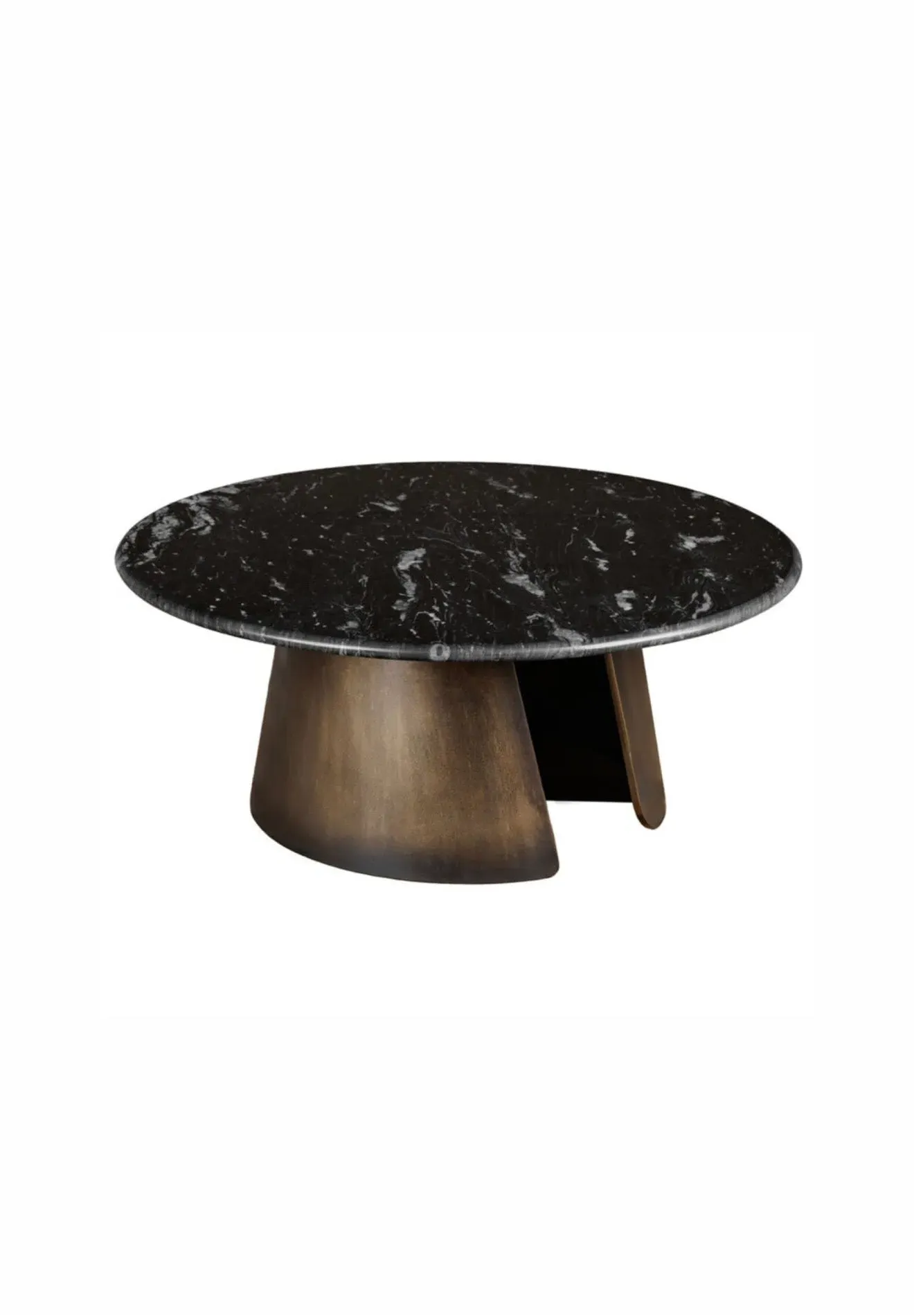 Markino Round Coffee Table - Black Marble product