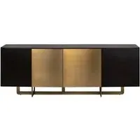 Mayfair Sideboard - Black, Oak Veneer