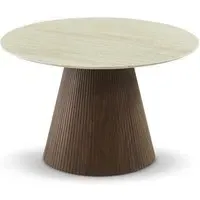 Milano Dining Table - Marble, Walnut