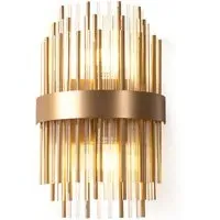 Monarch Luxe Triple-Layer Wall Light - Brass, Metal and Glass alternate view