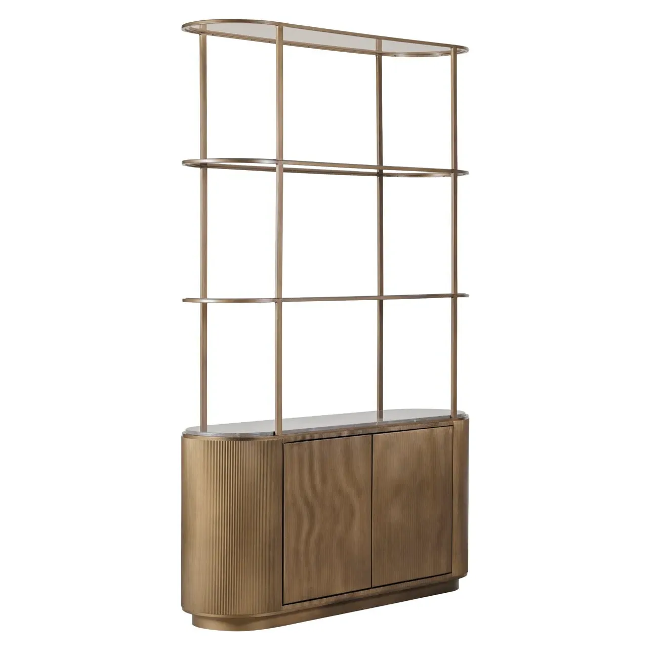 Monte Carlo Display Unit with Cabinet - Gold, Marble product