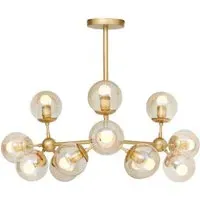 Multi Bulb Ceiling Light - Gold