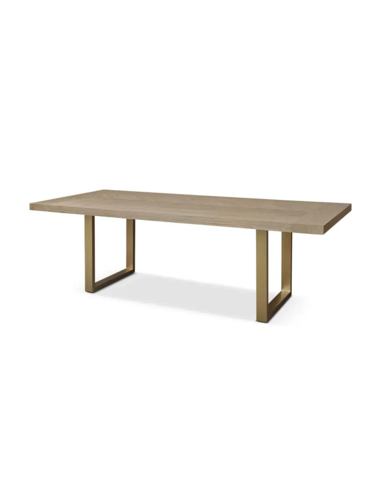 Oak Parquet Style Dining Table - Grey Oak product