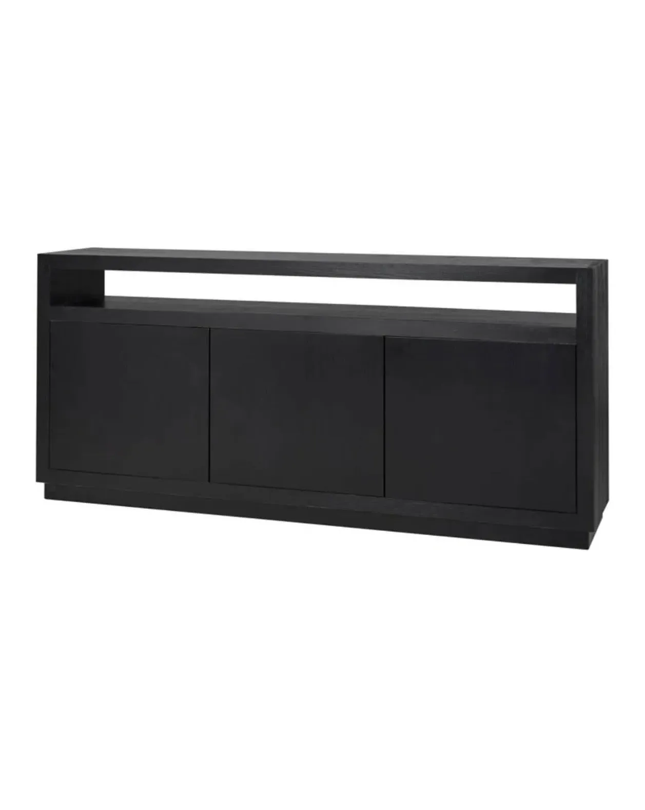 Oak Veneer Sideboard - Black image