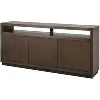 Oak Veneer Sideboard - Brown