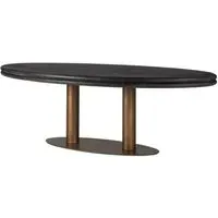 Oval Dining Table - Black