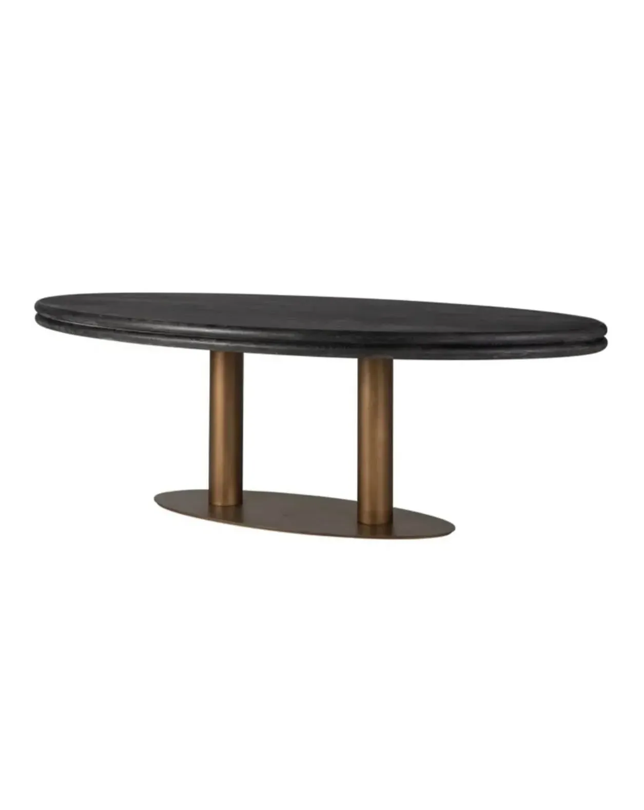 Oval Dining Table - Black image
