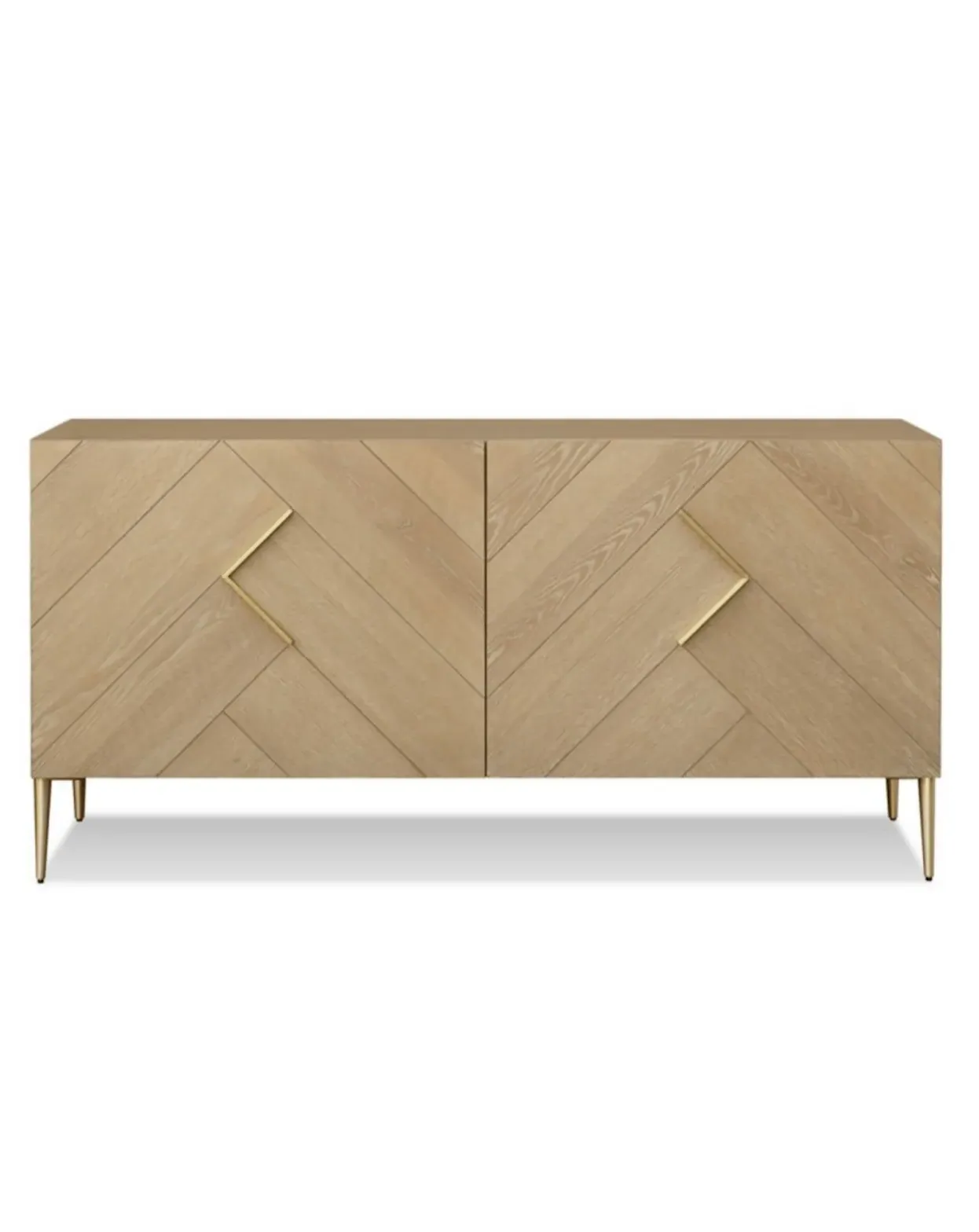 Parquet Design Sideboard - Natural Oak image