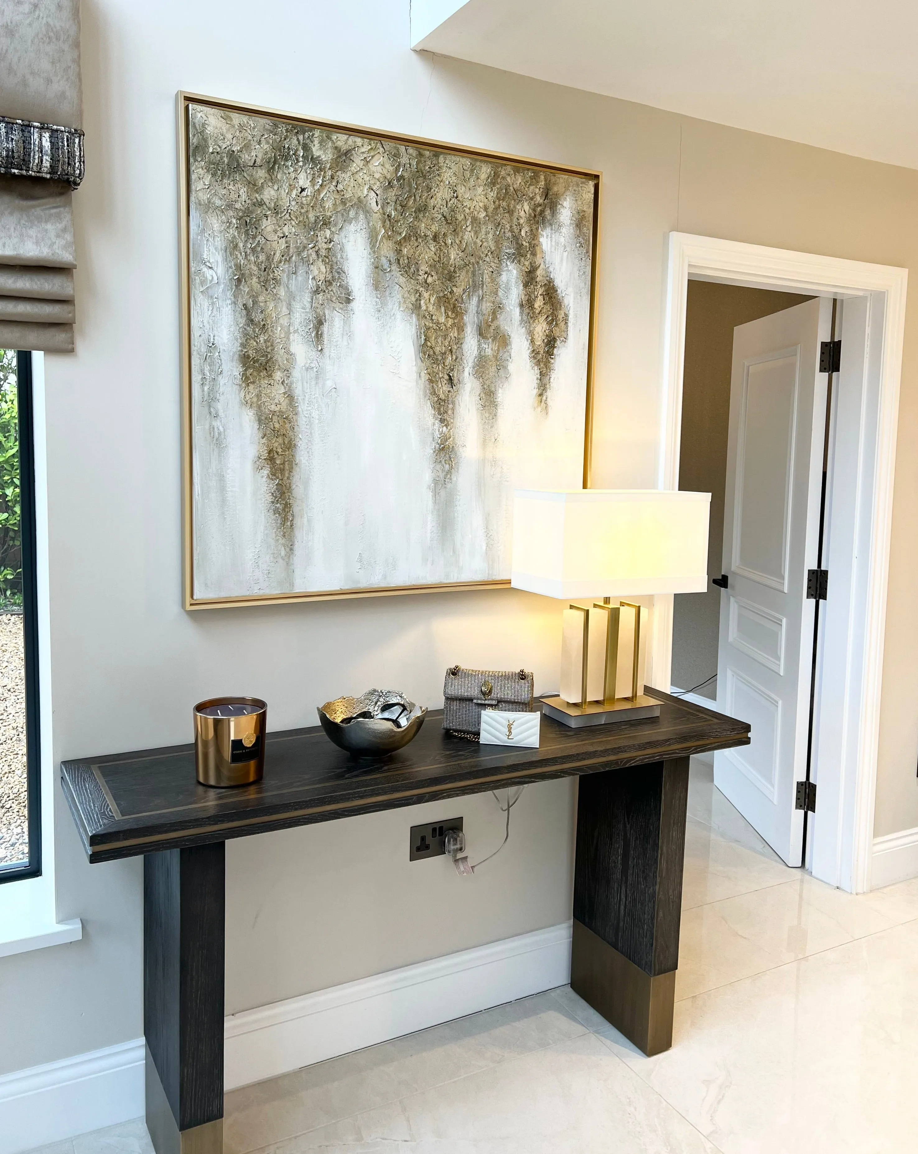 Quintessa Peial Handmade Artwork - Gold Leaf image