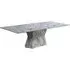 Rectangular Dining Table - Grey, Marble