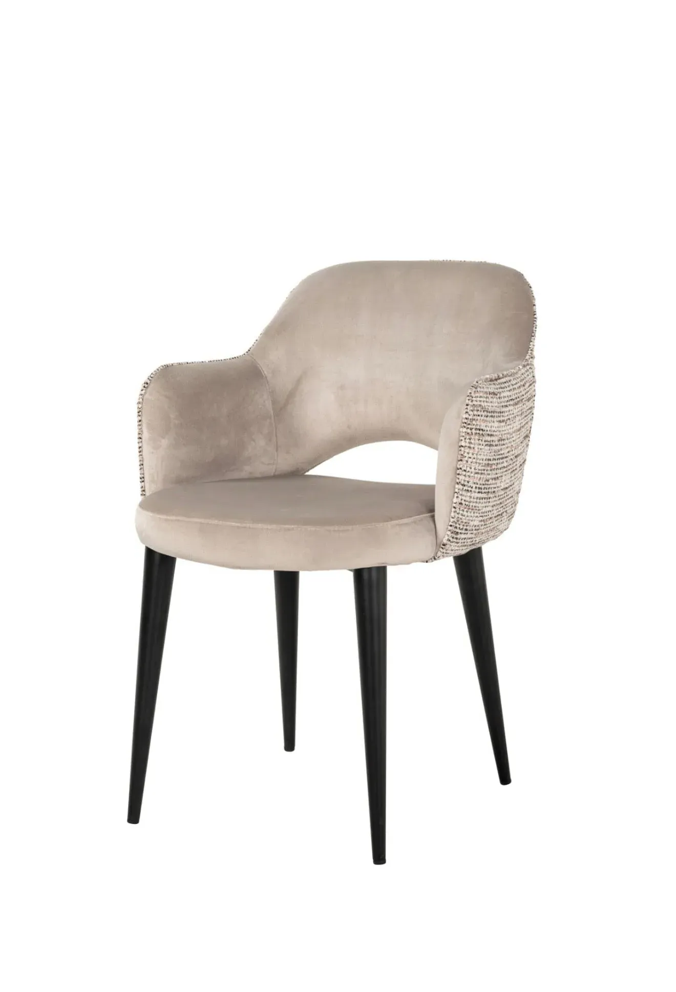 Ritz Arm Dining Chair - Mink, Fabric product