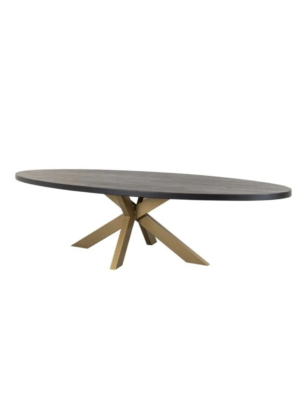 Ritz Oval Dining Table - Black Oak image