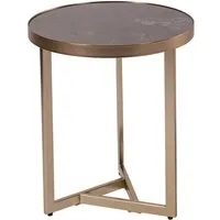 Rivera Side Table - Champagne, Marble alternate view