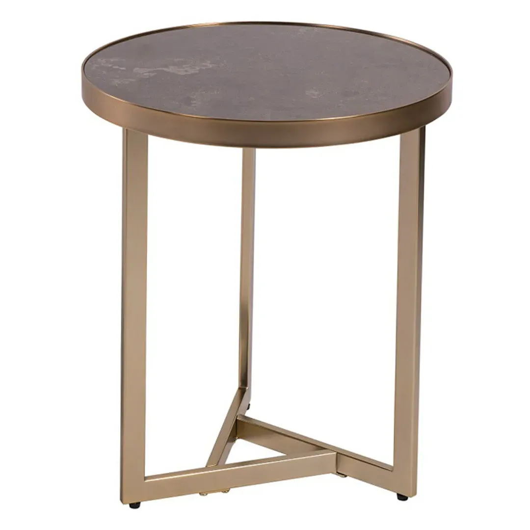 Rivera Side Table - Champagne, Marble product