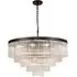 Riviera 1m Chandelier - Brown Oxide, Crystal