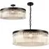 Riviera 80cm Chandelier - Brown Oxide, Crystal