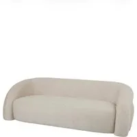 Riviera Cloud 2-Seater Sofa - Cream, Velvet alternate view