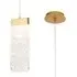Rosetta Pendant Light - Brushed Gold, Glass