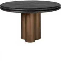 Round Dining Table - Black