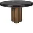 Round Dining Table - Black