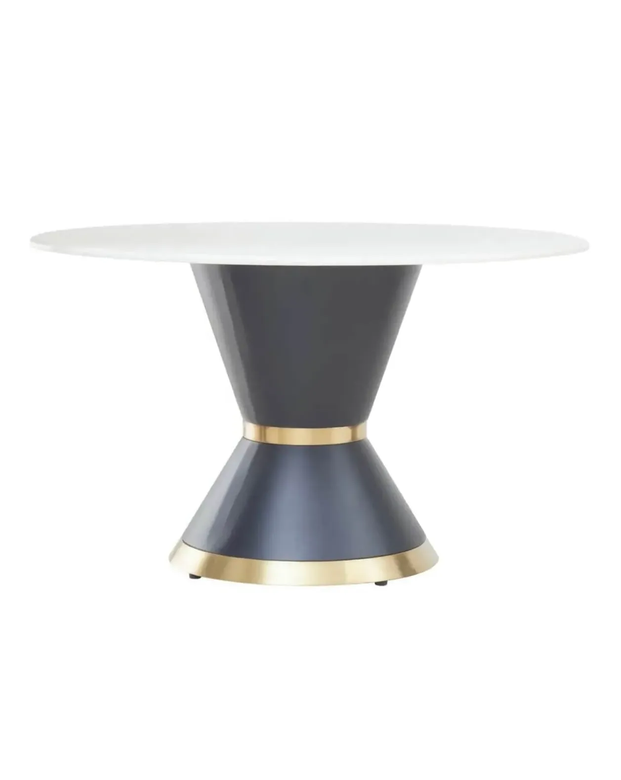 Round Dining Table - Black, Faux Marble image