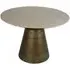 Round Dining Table - Natural, Travertine
