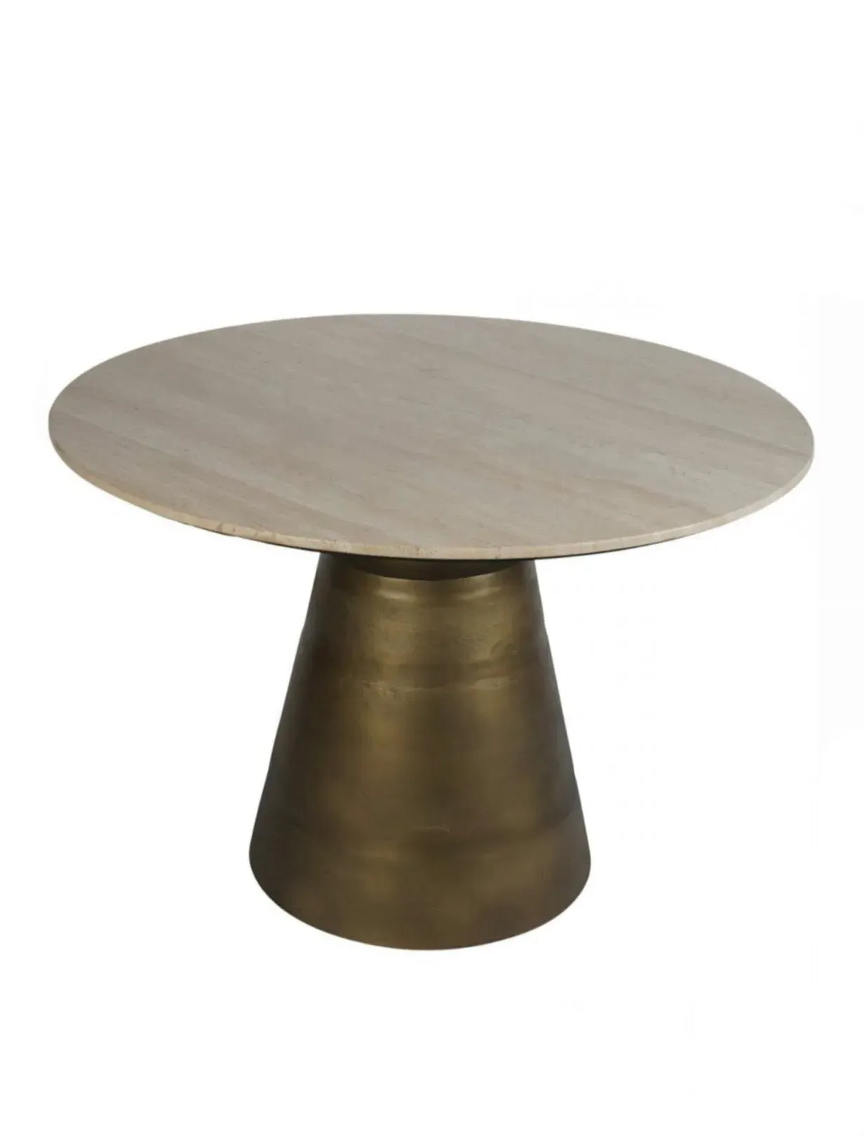 Round Dining Table - Natural, Travertine image