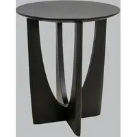 Round Side Table - Black