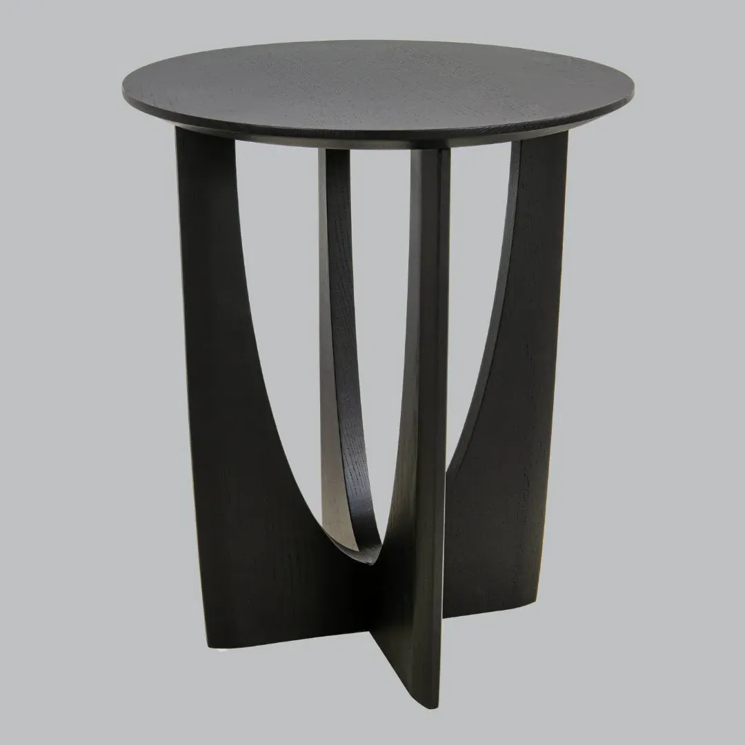 Round Side Table - Black image