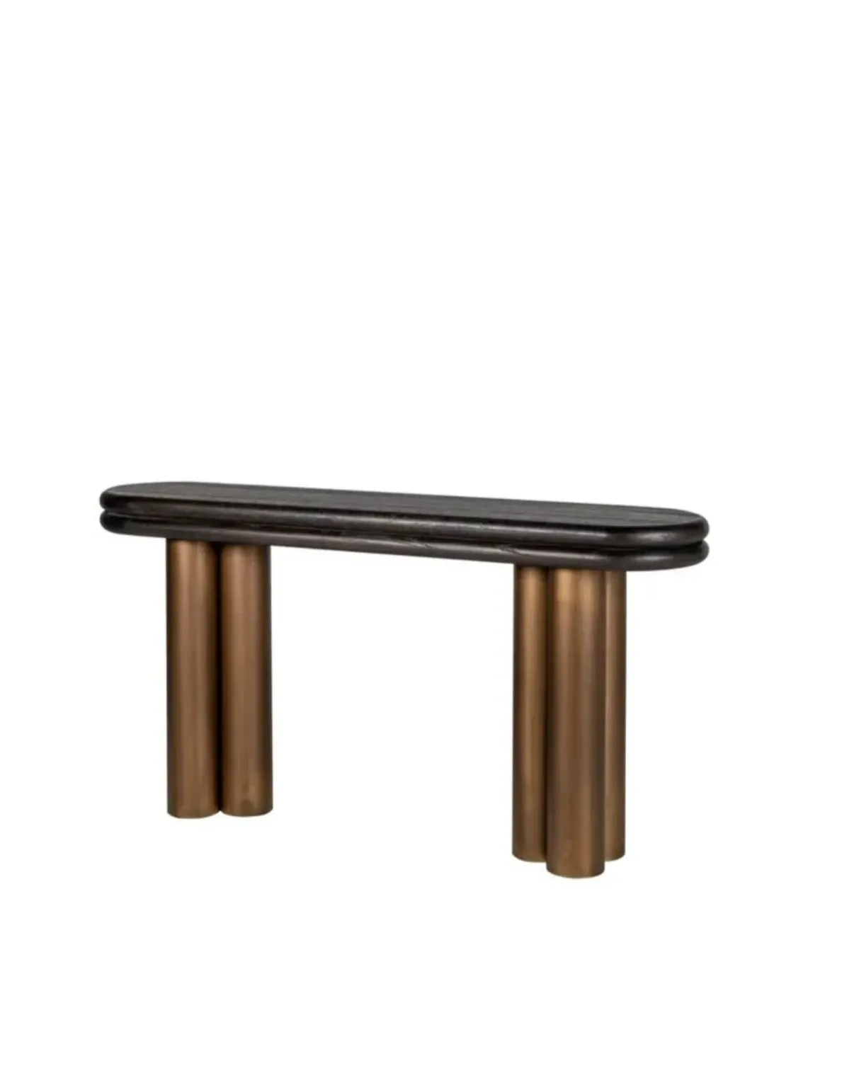 Rustic Console Table - Black image