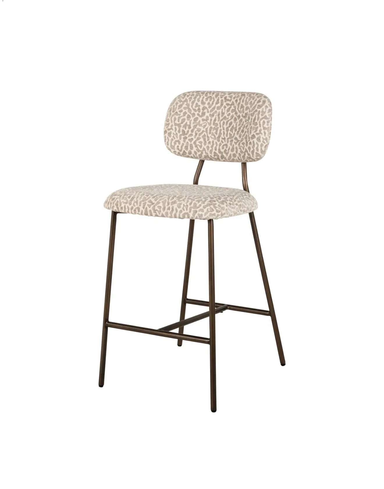 Sandstone Barstool Set of 2 - Beige, Fabric product