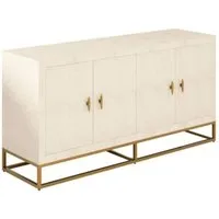 Shagreen 4-Door Sideboard - Ivory alternate view