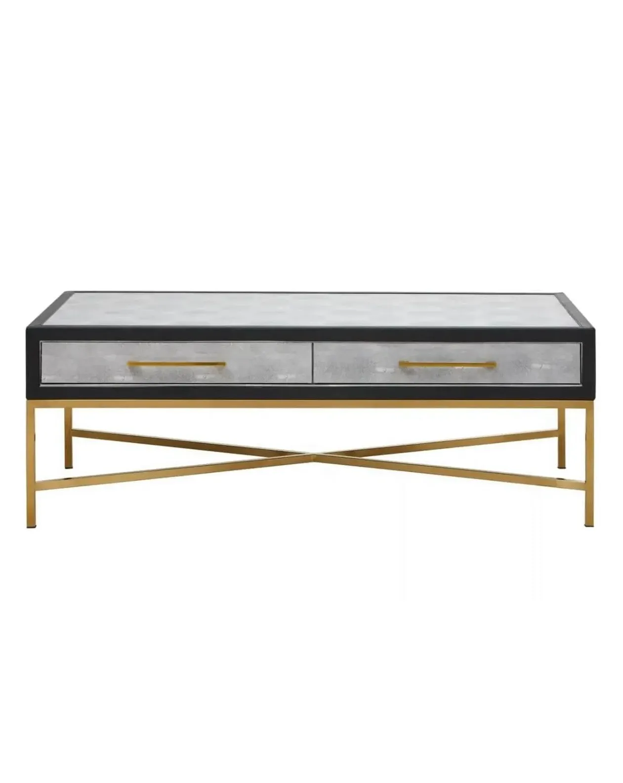 Shagreen Coffee Table with Drawer - Grey product