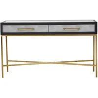 Shagreen Console Table with Drawer - Grey alternate view