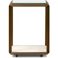 Shagreen Side Table - Ivory, Brass alternate view