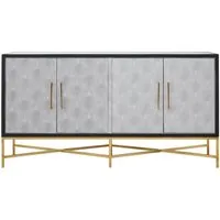 Shagreen Sideboard - Grey, Gold alternate view
