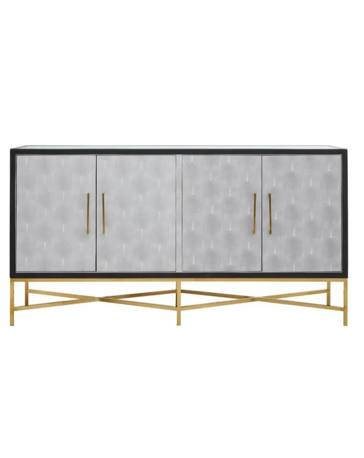 Shagreen Sideboard - Grey, Gold product