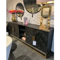 Sideboard - Black, Oak